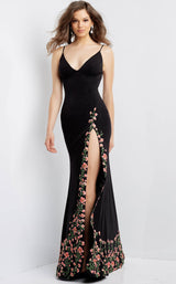 Jovani 07148 Black Multi