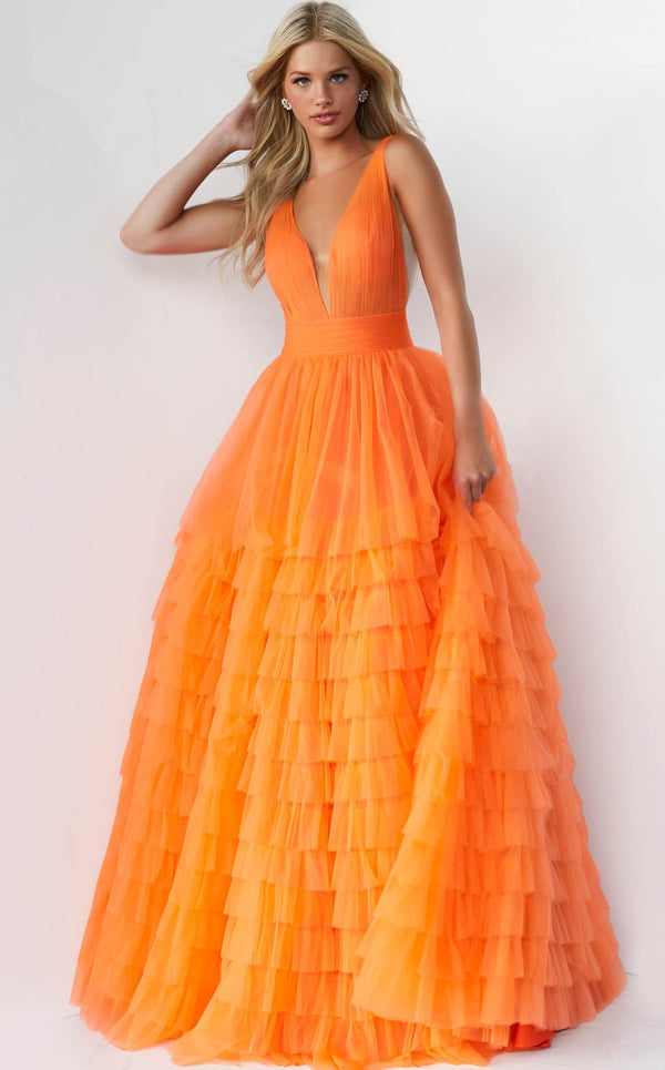 Jovani 07264 Orange