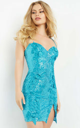 Jovani 07667 Dress Turquoise