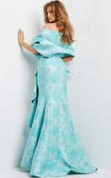 Jovani 08093 Blue-Multi