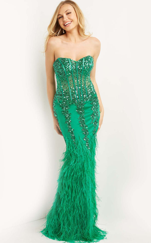 Jovani 08142 Emerald