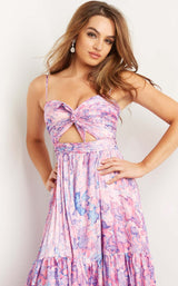 Jovani 08369 Pink Multi