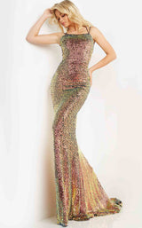Jovani 08472 Orange-Sequin