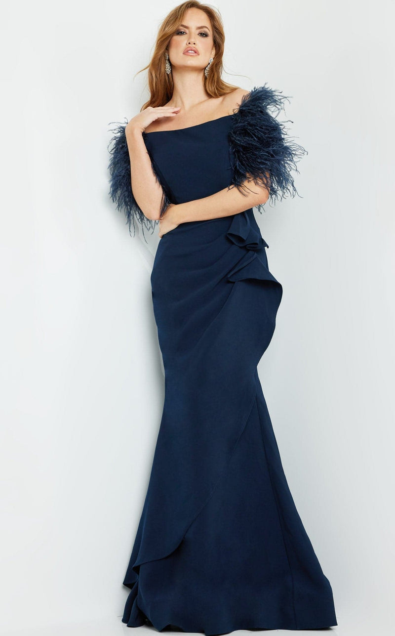 Jovani 09154 Women's Formal Evening & Wedding Guest Dress - Navy