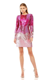 Mac Duggal 10029 Dress Pink-Ombre