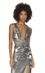 Halston Heritage BZQ161735E Antique-Silver