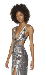 Halston Heritage BZQ161735E Antique-Silver