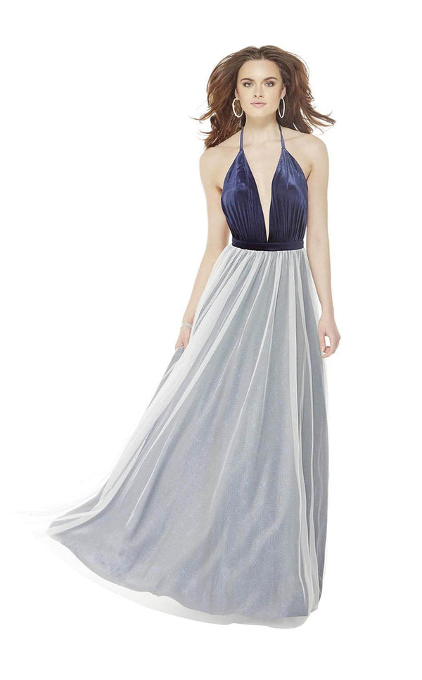 Alyce 104 Navy/White
