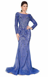 MNM Couture 10593 Blue