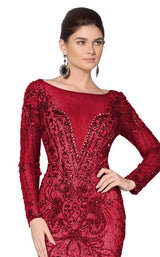 MNM Couture 10593 Burgundy