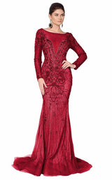 MNM Couture 10593 Burgundy