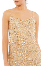 Mac Duggal 10795 Light Gold