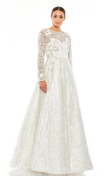 Mac Duggal 11121 White