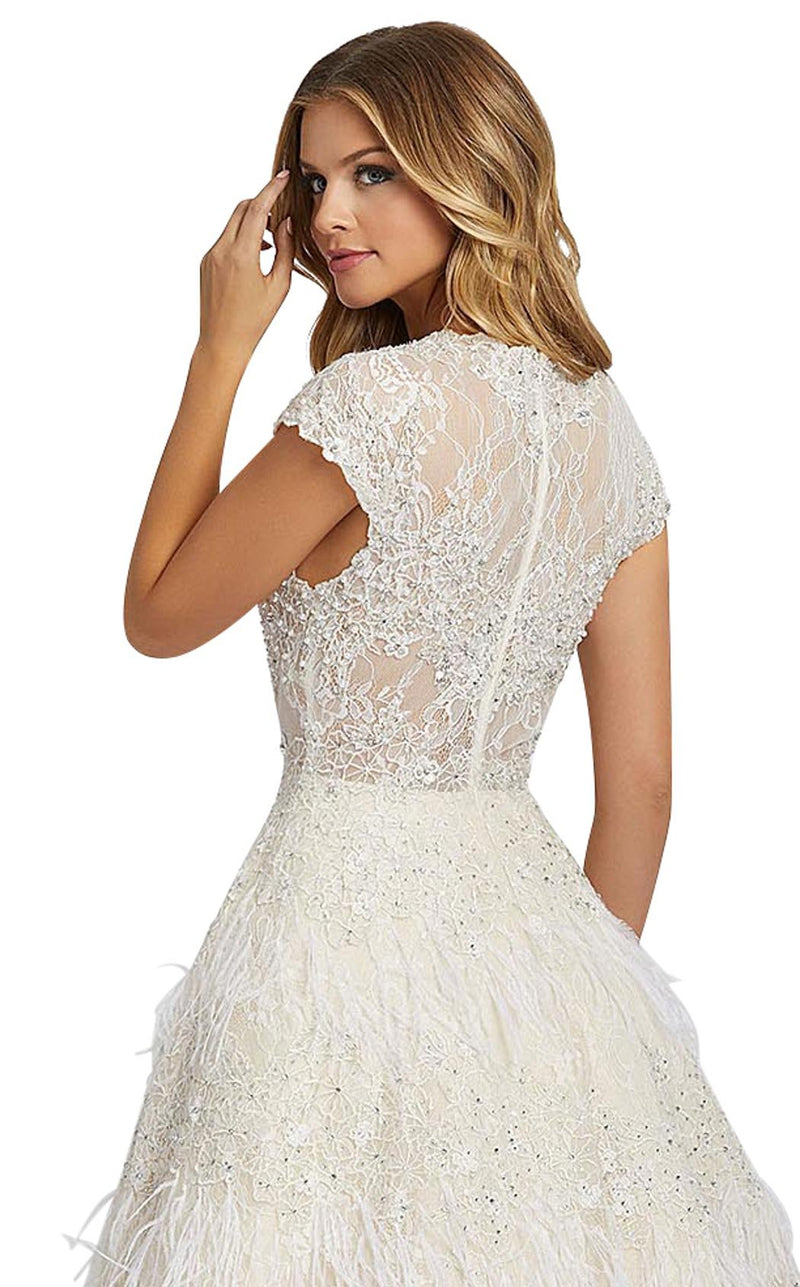 Mac Duggal 11132D Ivory/Nude