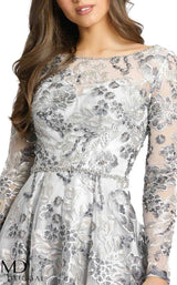 Mac Duggal 11185D Platinum