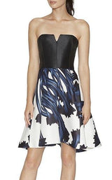 Halston Heritage CZT150522P Ink-Crocus-Print