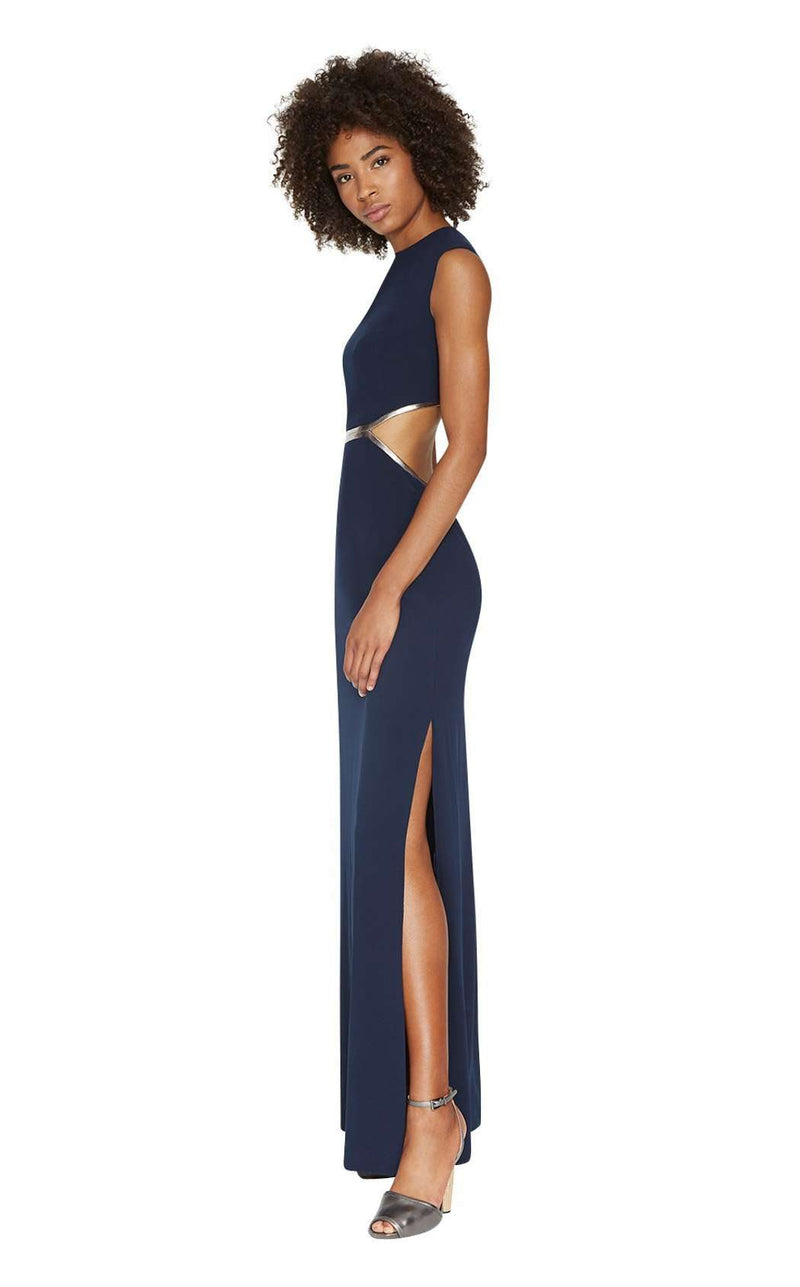 Halston Heritage MEC161757C Dark-Navy-Gunmetal