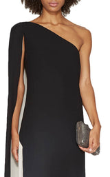 Halston Heritage MGT161772C Black-Champagne