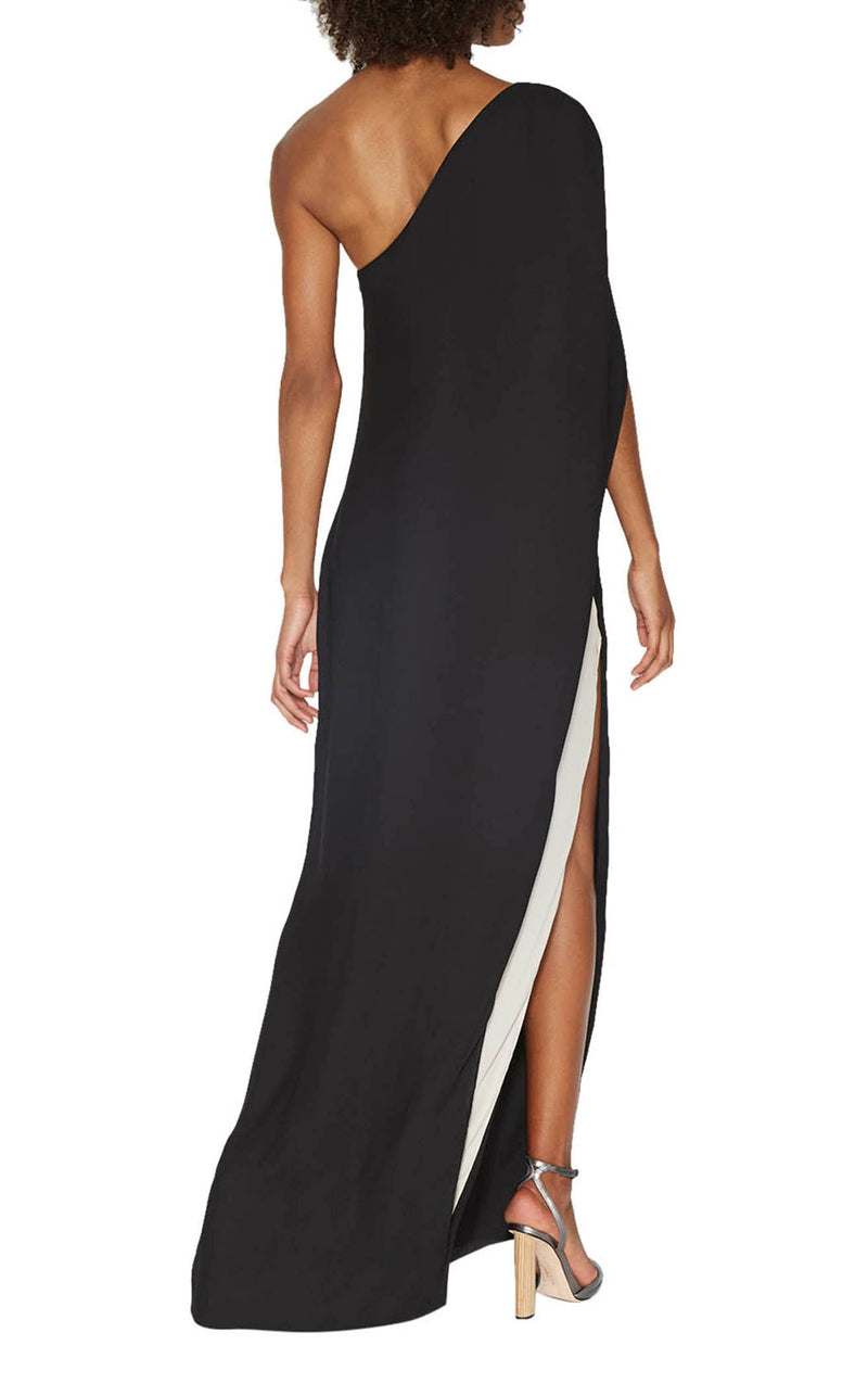 Halston Heritage MGT161772C Black-Champagne