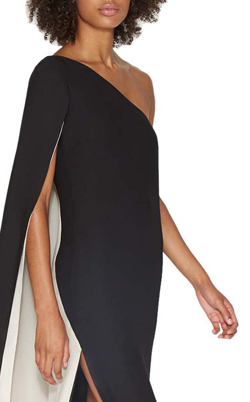 Halston Heritage MGT161772C Black-Champagne