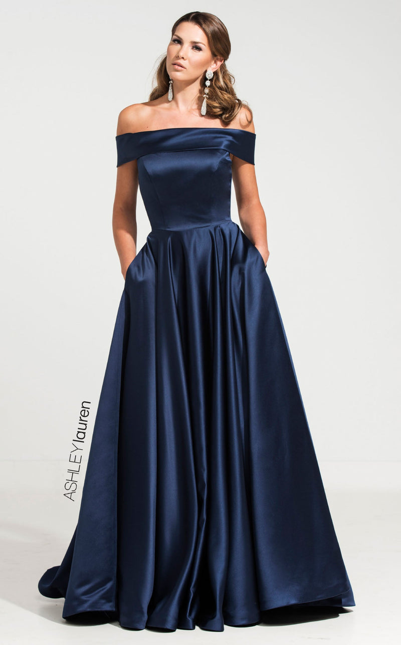 Ashley Lauren 1139 Navy