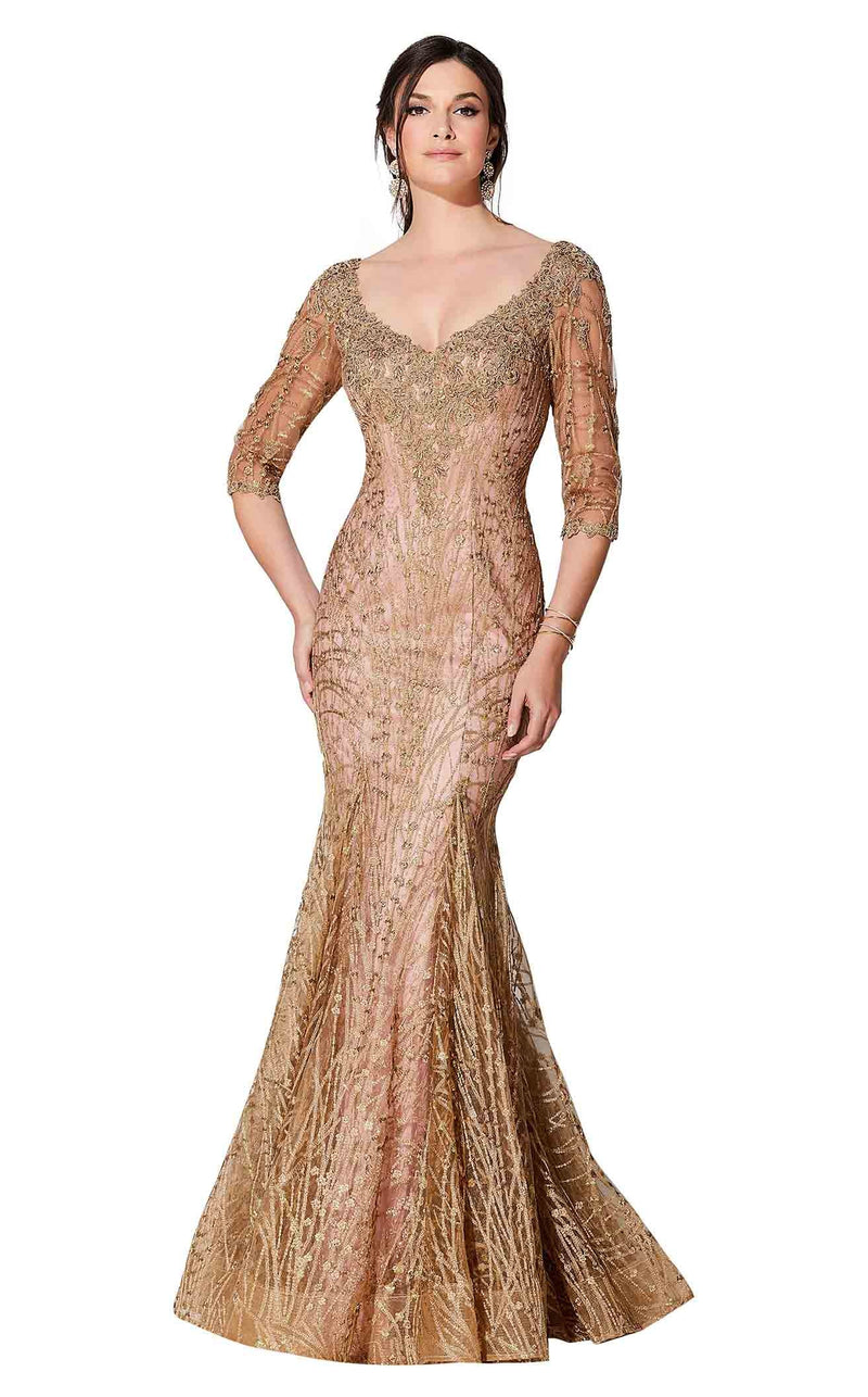 Ivonne D 119D57 Antique-Gold-Rose