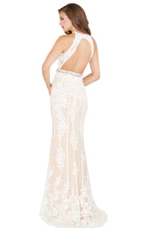 Mac Duggal 12150R Ivory-Nude