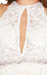 Mac Duggal 12150R Ivory-Nude