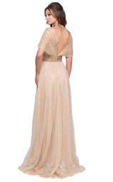Mac Duggal 12174D Champagne