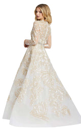 Mac Duggal 12179M Ivory/Gold
