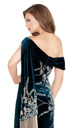 Mac Duggal 12186R Deep Emerald