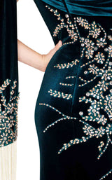 Mac Duggal 12186R Deep Emerald