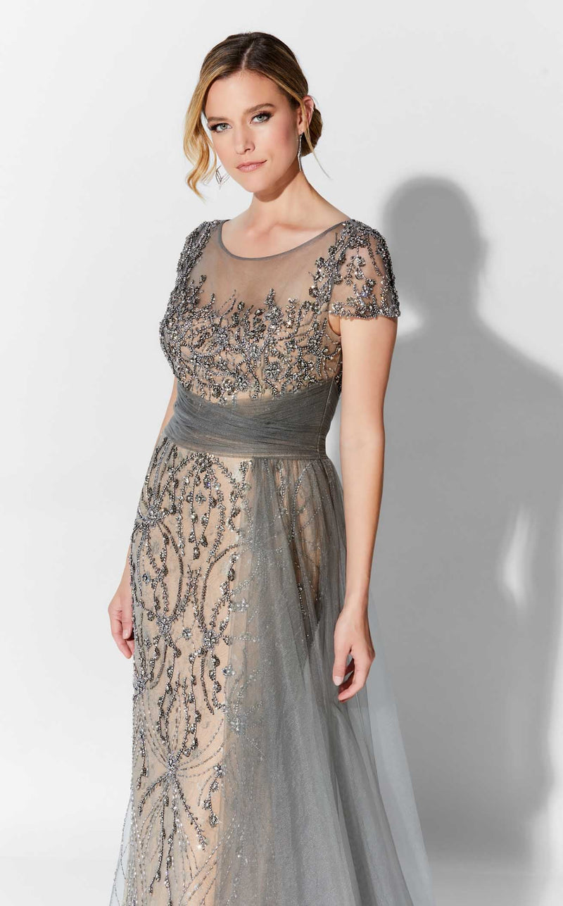 Ivonne D 122D62 Charcoal/Nude