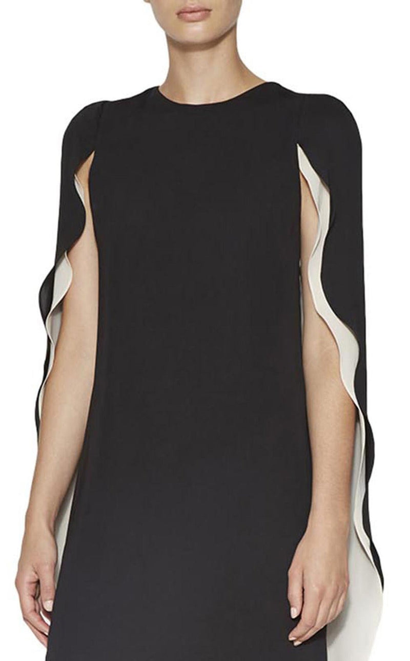 Halston Heritage MGT152012B Black-Champagne