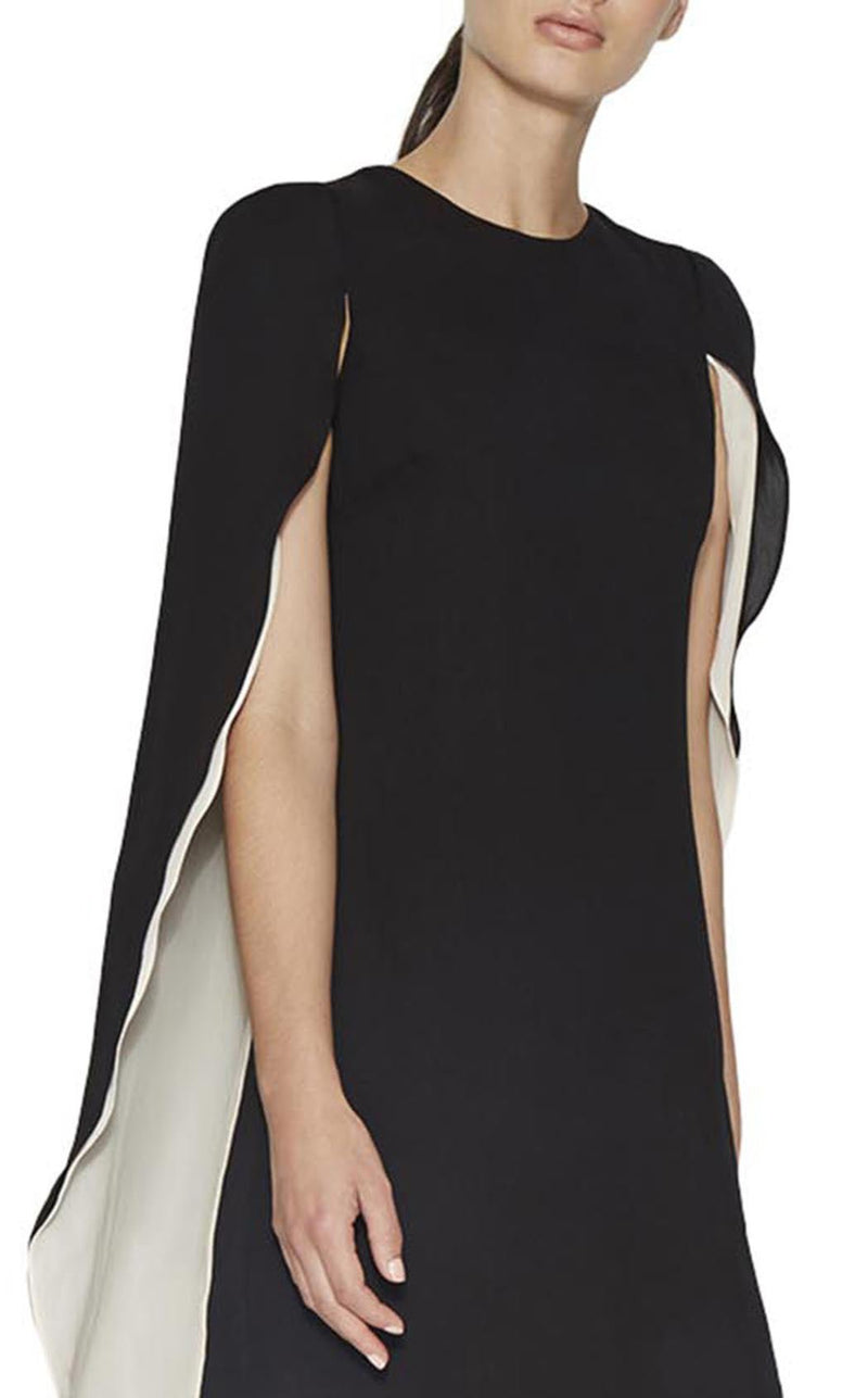 Halston Heritage MGT152012B Black-Champagne