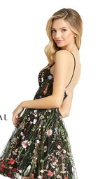 Mac Duggal 12345N Black Multi