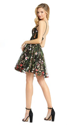 Mac Duggal 12345N Black Multi
