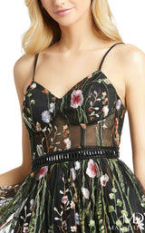 Mac Duggal 12345N Black Multi