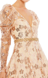 Mac Duggal 12458 Gold