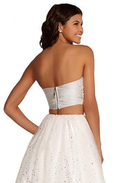 Alyce 124 Silver/White
