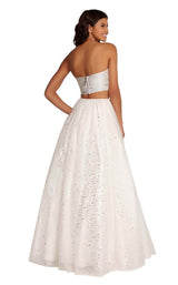 Alyce 124 Silver/White