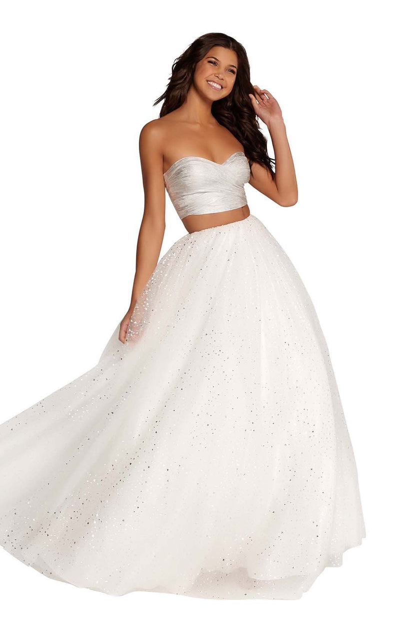 Alyce 124 Silver/White