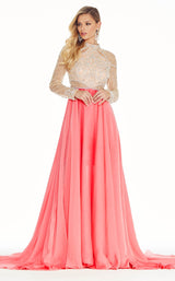 Ashley Lauren 1276 Coral-Two-Tone