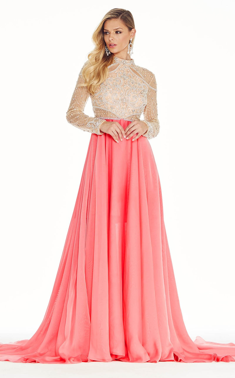 Ashley Lauren 1276 Coral-Two-Tone