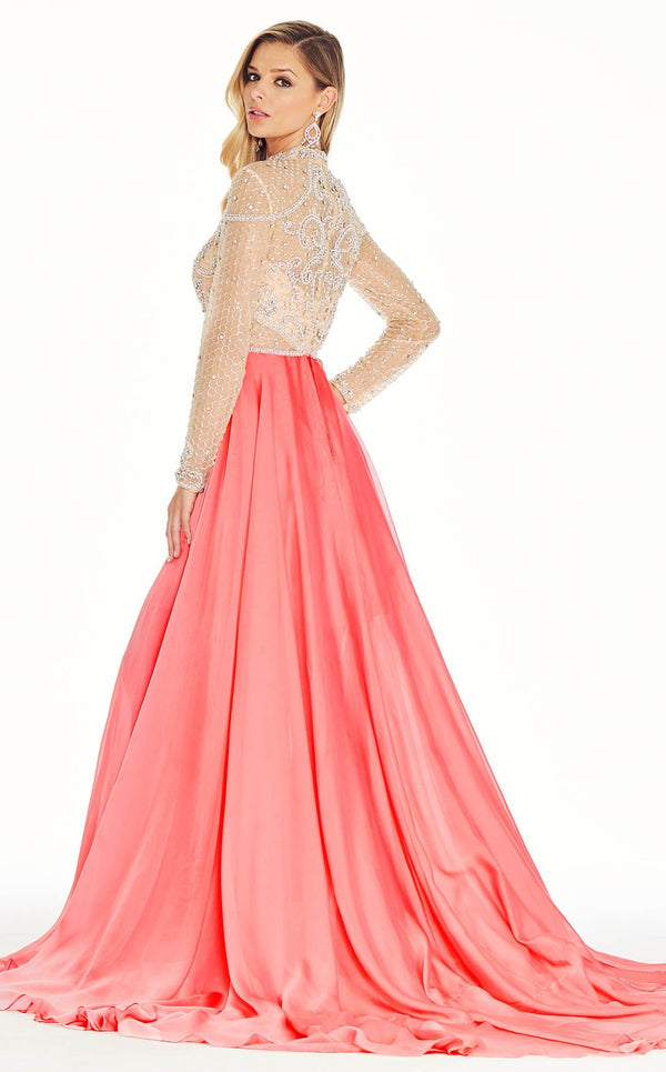 Ashley Lauren 1276 Coral-Two-Tone