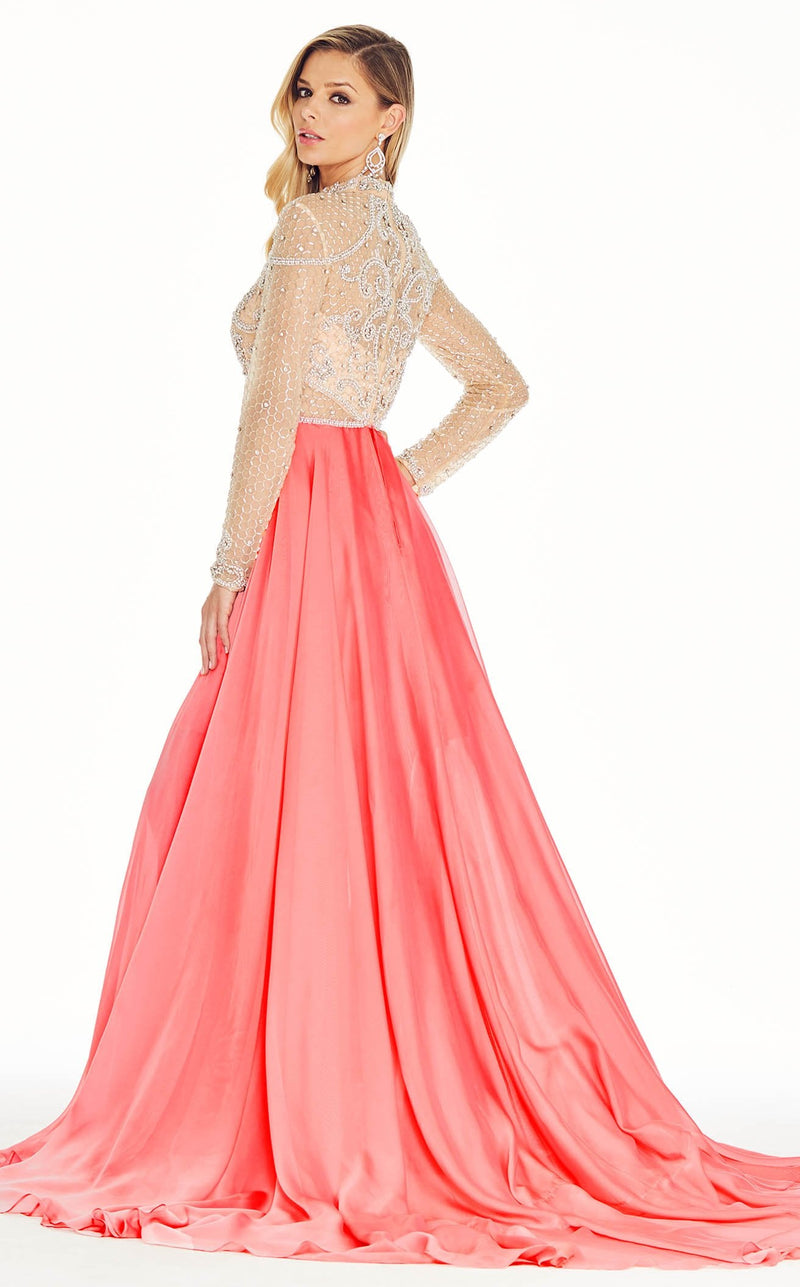 Ashley Lauren 1276 Coral-Two-Tone