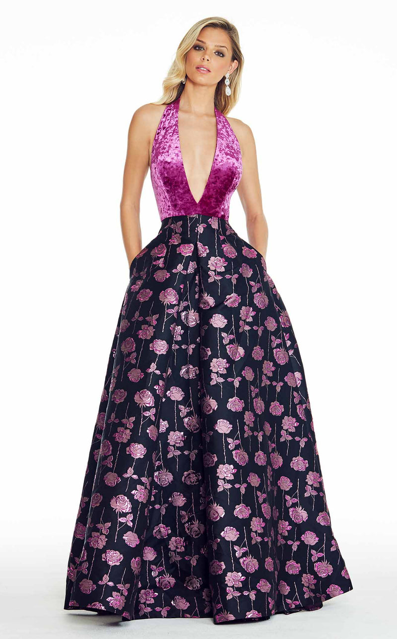 Ashley Lauren 1296 Raspberry-Multi