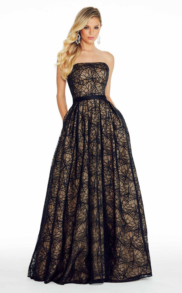 Ashley Lauren 1322 Black-Nude