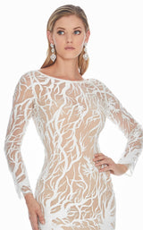 Ashley Lauren 1349 White-Nude