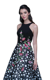 Nina Canacci 1358 Black Print